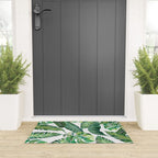 Jungle Leaves, Banana, Monstera #society6 Welcome Mat Gallery Image 3