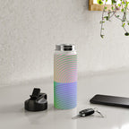 summer pastel gradient shapes Water Bottle Gallery Image 4