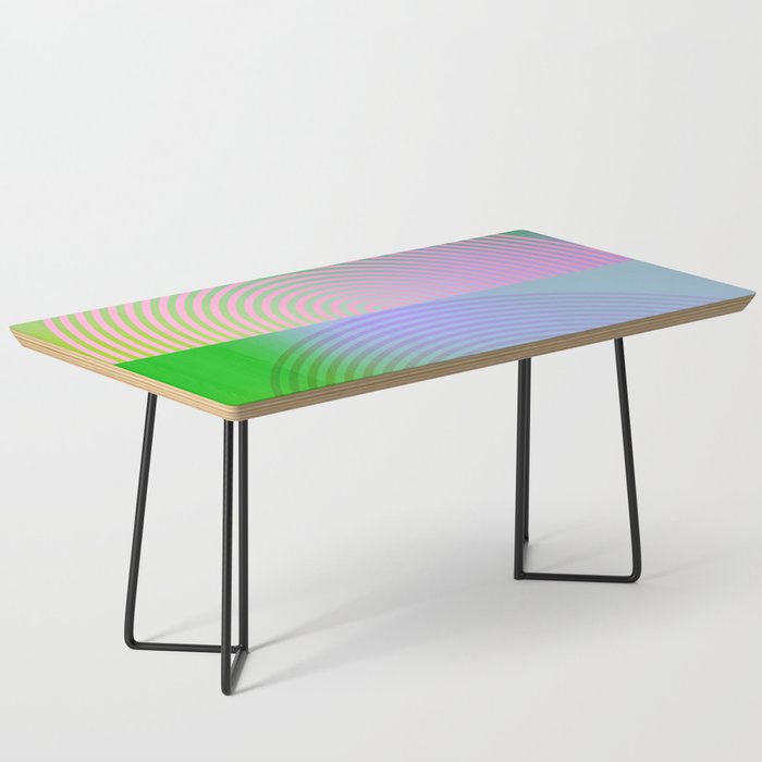 summer pastel gradient shapes Coffee Table Gallery Image 1