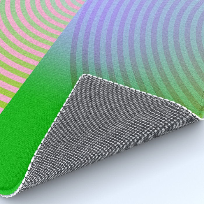 summer pastel gradient shapes Rug Gallery Image 4