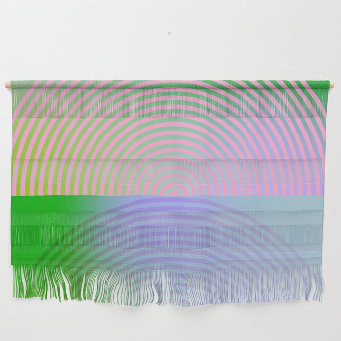 summer pastel gradient shapes Wall Hanging Gallery Image 1