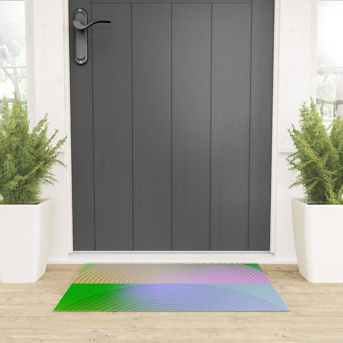 summer pastel gradient shapes Welcome Mat Gallery Image 3