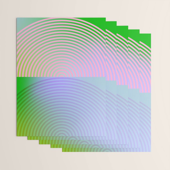 summer pastel gradient shapes Wrapping Paper Gallery Image 3