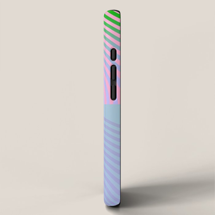 summer pastel gradient shapes iPhone Case Gallery Image 2