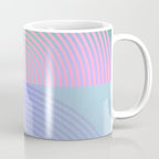 summer pastel gradient shapes Coffee Mug Gallery Image 1