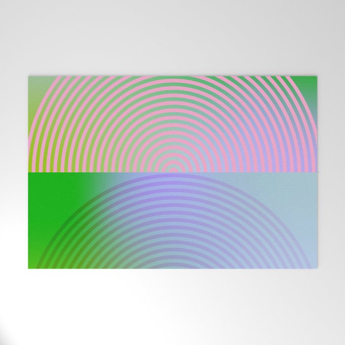 summer pastel gradient shapes Welcome Mat Gallery Image 1