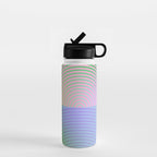 summer pastel gradient shapes Water Bottle Gallery Image 1