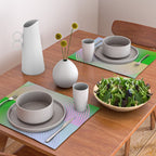 summer pastel gradient shapes Placemat Gallery Image 2