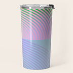summer pastel gradient shapes Travel Mug Gallery Image 2