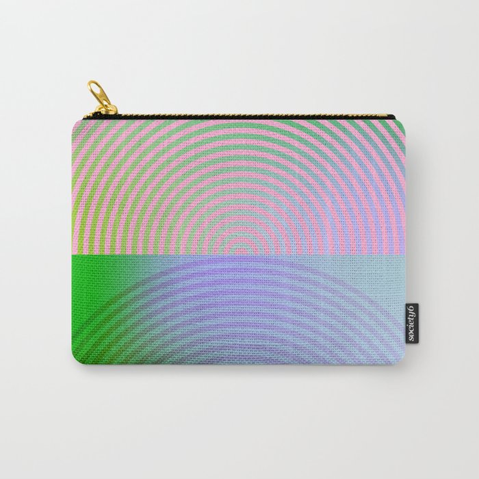 summer pastel gradient shapes Carry All Pouch Gallery Image 1