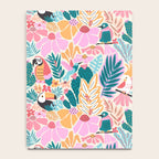 Joyful Jungle Birds In The Happy Pastel Tropics Notebook Gallery Image 4