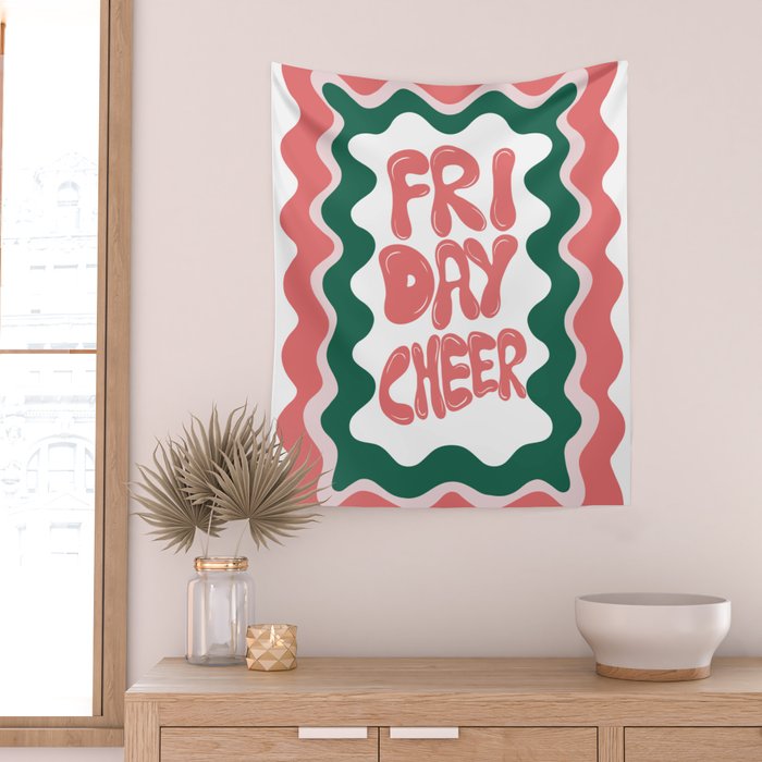 Friday-Cheer Wall Tapestry Gallery Image 2