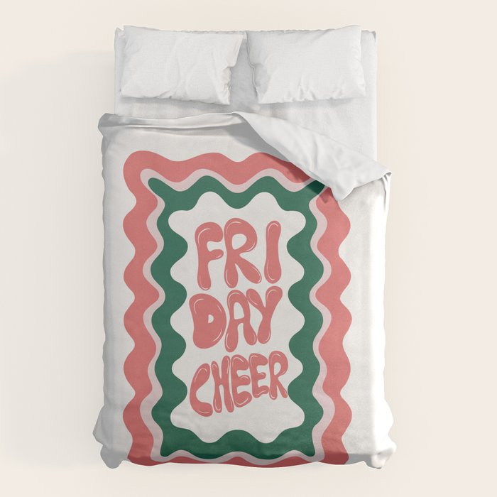 Friday-Cheer Duvet Cover Gallery Image 1