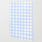 Light blue Gingham ,checkered ,buffalo ,plaid pattern Wallpaper Gallery Image 2
