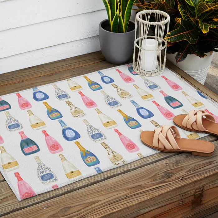 Champagne Summer Outdoor Rug Gallery Image 2
