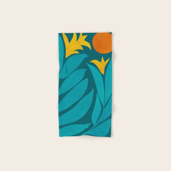 Wild Garden / Whimsical Botanical Series Bath Towel Gallery Image 1