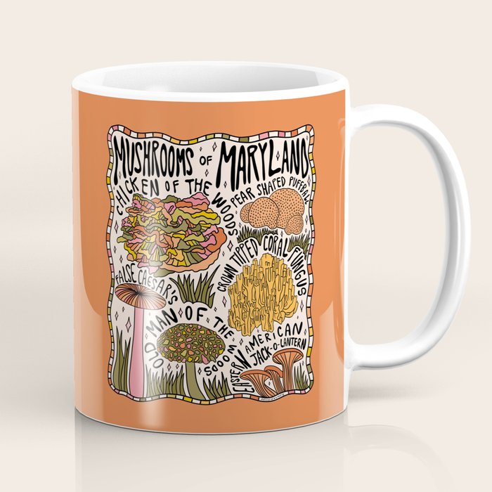 Mushrooms of Maryland Coffee Mug Gallery Image 1