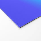 Neon Blue and Bright Neon Aqua Ombré Shade Color Fade Welcome Mat Gallery Image 2