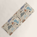 Nursery Wall Art, Nursery Prints, Neutral Nursery Decor, Dinosaur Print Yoga Mat Gallery Image 1