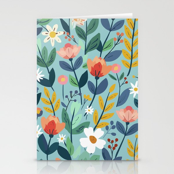 Whimsy Floral Infusion Stationery Card Gallery Image 2