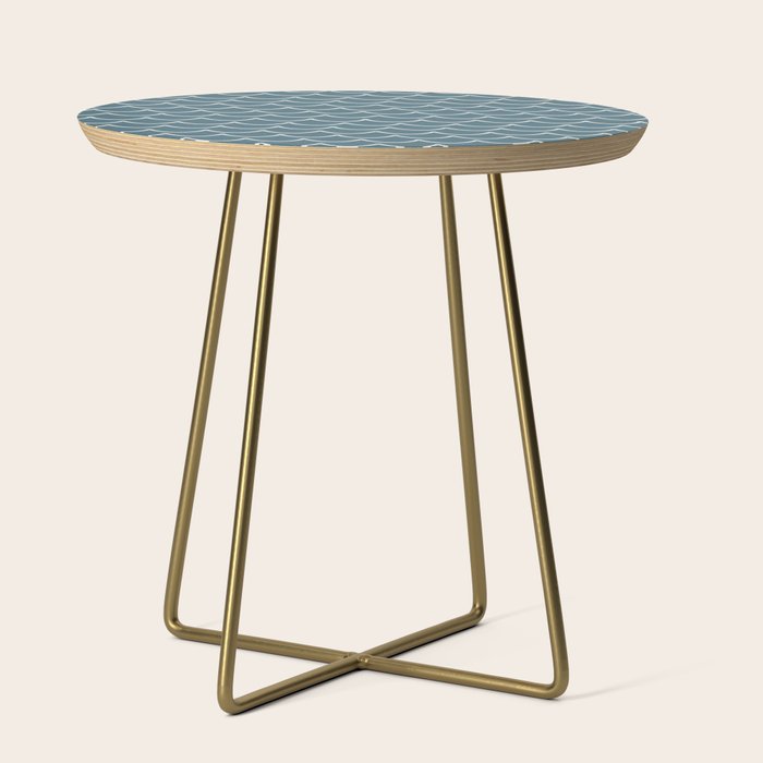 Ocean Waves . Surf Blue Side Table Gallery Image 1