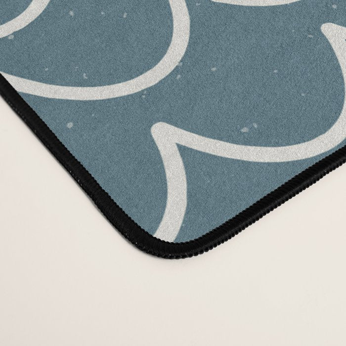 Ocean Waves . Surf Blue Desk Mat Gallery Image 4