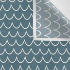 Ocean Waves . Surf Blue Wall Tapestry Gallery Image 3