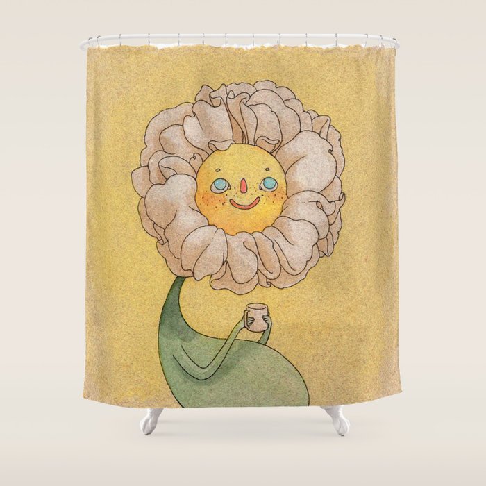 Freckle Flower Shower Curtain Gallery Image 1