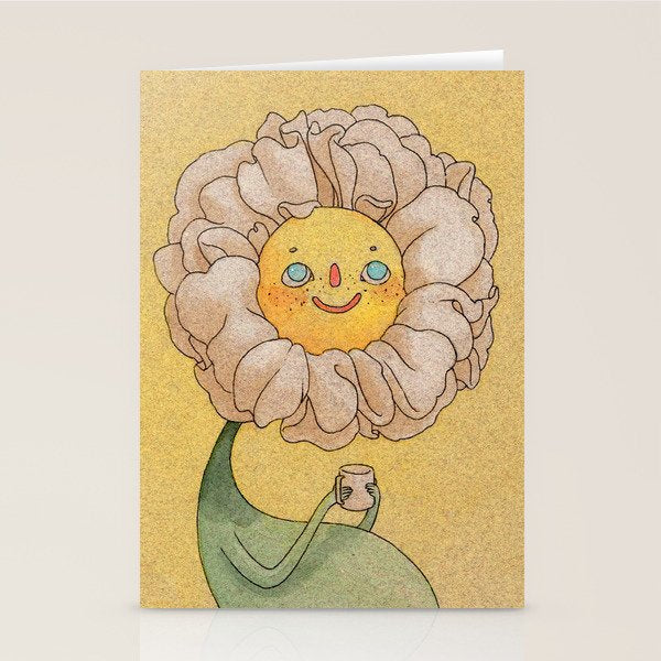 Freckle Flower Stationery Card Gallery Image 2