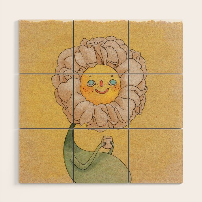 Freckle Flower Wood Wall Art Gallery Image 1