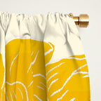Minimalist Sunflowers Window Curtain Gallery Image 2