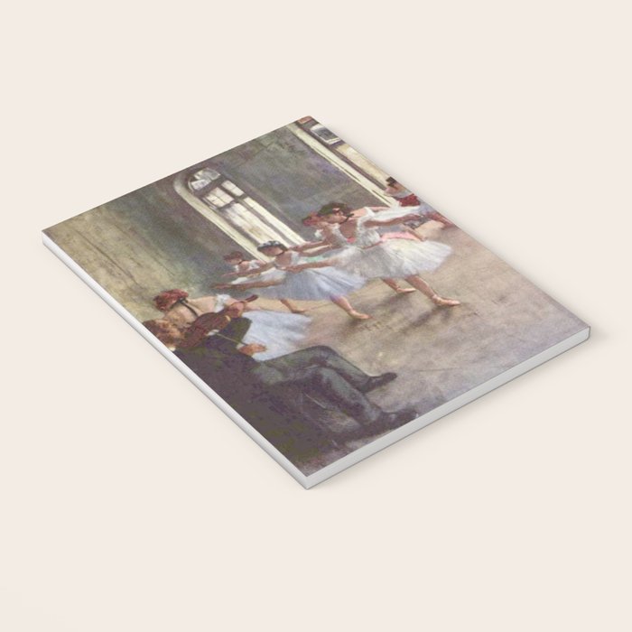 Ballet Rehearsal 1873 By Edgar Degas Reproduction by the Famous French Painter Dance Class Scene Notebook Gallery Image 3