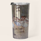 Ballet Rehearsal 1873 By Edgar Degas Reproduction by the Famous French Painter Dance Class Scene Travel Mug Gallery Image 3