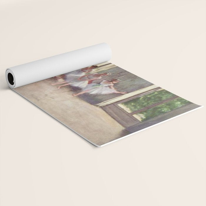 Ballet Rehearsal 1873 By Edgar Degas Reproduction by the Famous French Painter Dance Class Scene Yoga Mat Gallery Image 2