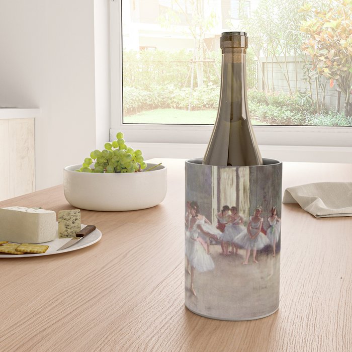 Ballet Rehearsal 1873 By Edgar Degas Reproduction by the Famous French Painter Dance Class Scene Wine Chiller Gallery Image 4