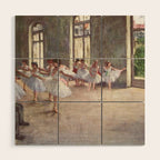 Ballet Rehearsal 1873 By Edgar Degas Reproduction by the Famous French Painter Dance Class Scene Wood Wall Art Gallery Image 1