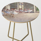 Ballet Rehearsal 1873 By Edgar Degas Reproduction by the Famous French Painter Dance Class Scene Side Table Gallery Image 2