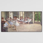 Ballet Rehearsal 1873 By Edgar Degas Reproduction by the Famous French Painter Dance Class Scene Desk Mat Gallery Image 3