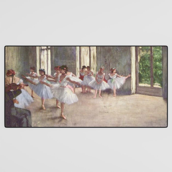 Ballet Rehearsal 1873 By Edgar Degas Reproduction by the Famous French Painter Dance Class Scene Desk Mat Gallery Image 3