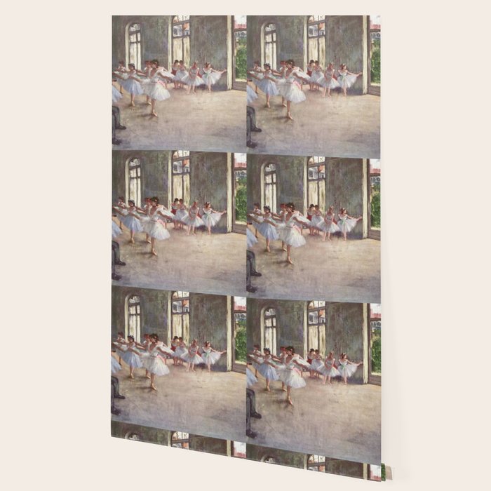 Ballet Rehearsal 1873 By Edgar Degas Reproduction by the Famous French Painter Dance Class Scene Wallpaper Gallery Image 2