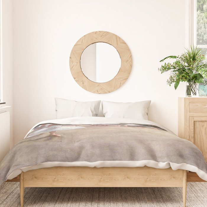 Ballet Rehearsal 1873 By Edgar Degas Reproduction by the Famous French Painter Dance Class Scene Duvet Cover Gallery Image 3