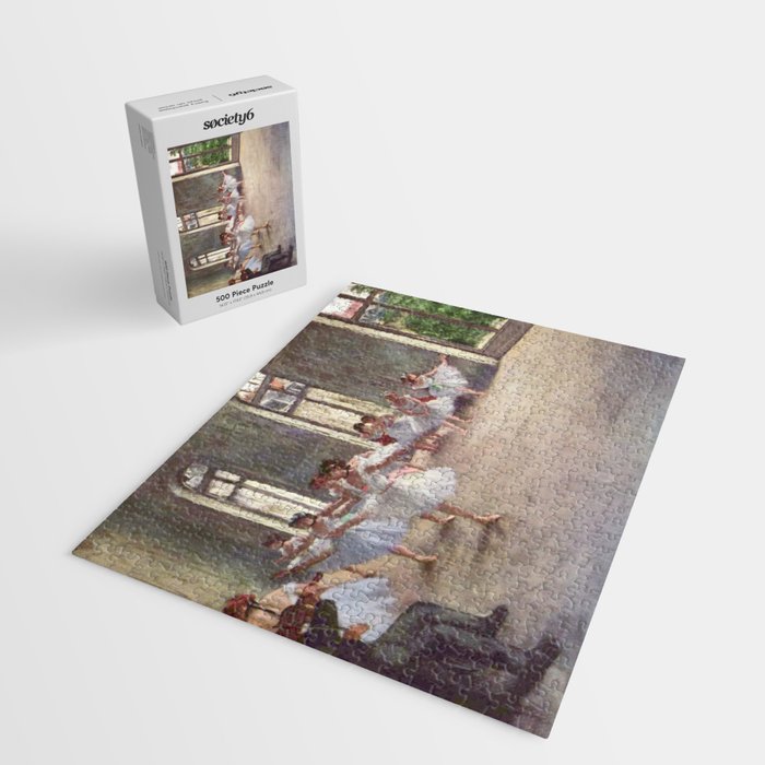 Ballet Rehearsal 1873 By Edgar Degas Reproduction by the Famous French Painter Dance Class Scene Jigsaw Puzzle Gallery Image 2