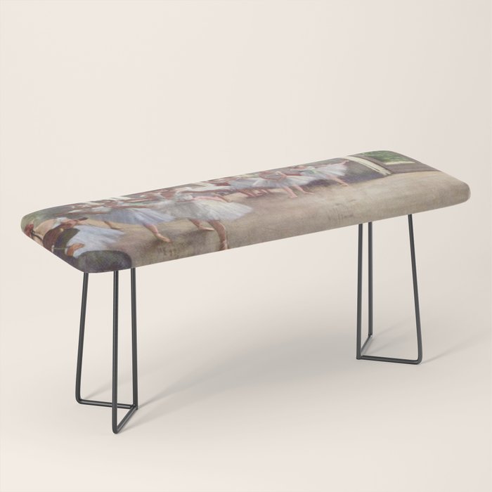 Ballet Rehearsal 1873 By Edgar Degas Reproduction by the Famous French Painter Dance Class Scene Bench Gallery Image 1