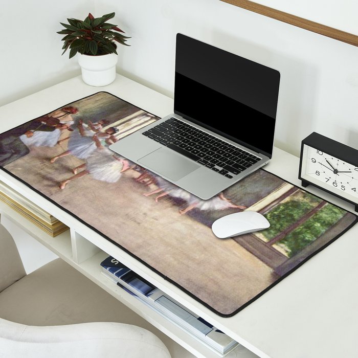 Ballet Rehearsal 1873 By Edgar Degas Reproduction by the Famous French Painter Dance Class Scene Desk Mat Gallery Image 2