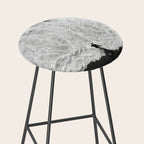 Surfer and Shore - Aerial Ocean Fine Art Print Stool Gallery Image 2