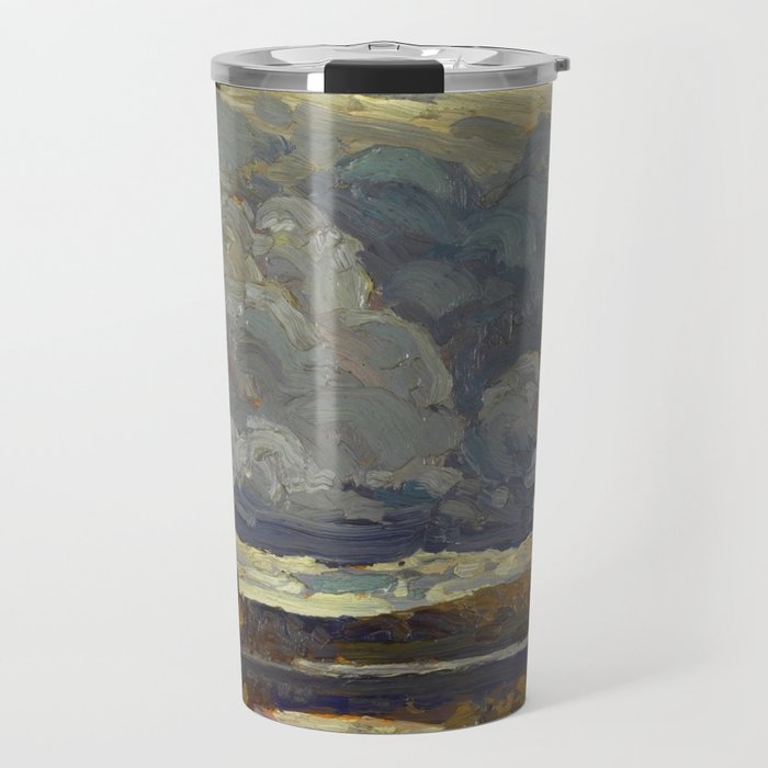 Tom Thomson Grey Sky 1914 Canadian Landscape Artist Travel Mug Gallery Image 1