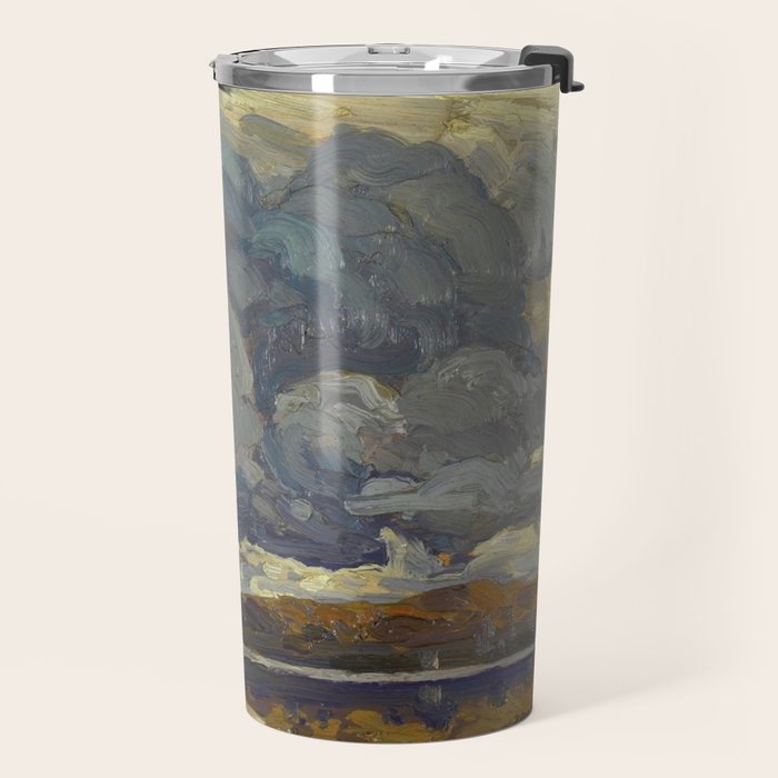 Tom Thomson Grey Sky 1914 Canadian Landscape Artist Travel Mug Gallery Image 2