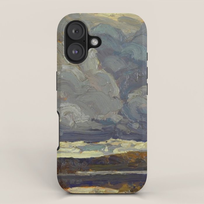 Tom Thomson Grey Sky 1914 Canadian Landscape Artist iPhone Case Gallery Image 1