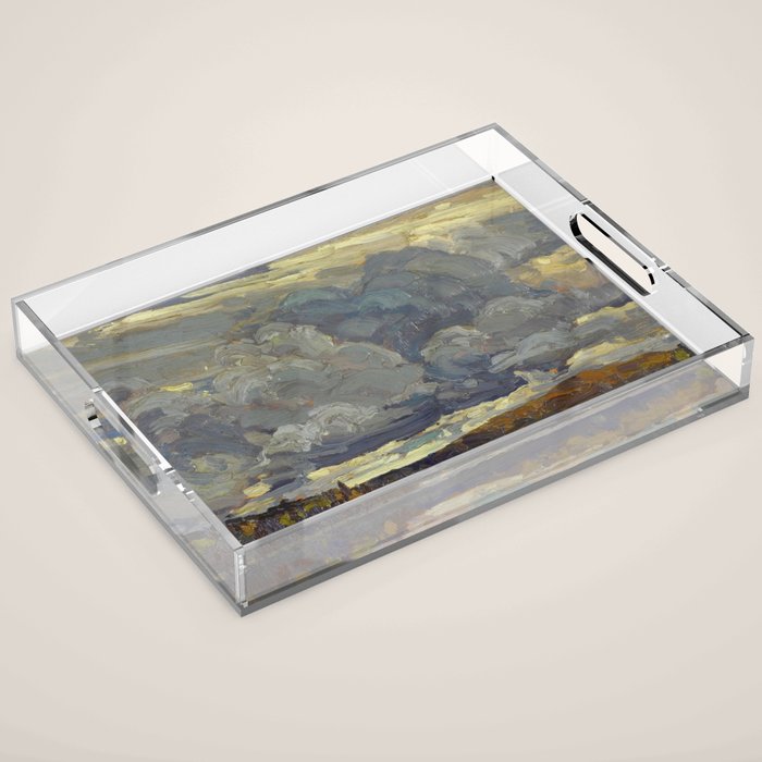Tom Thomson Grey Sky 1914 Canadian Landscape Artist Acrylic Tray Gallery Image 1