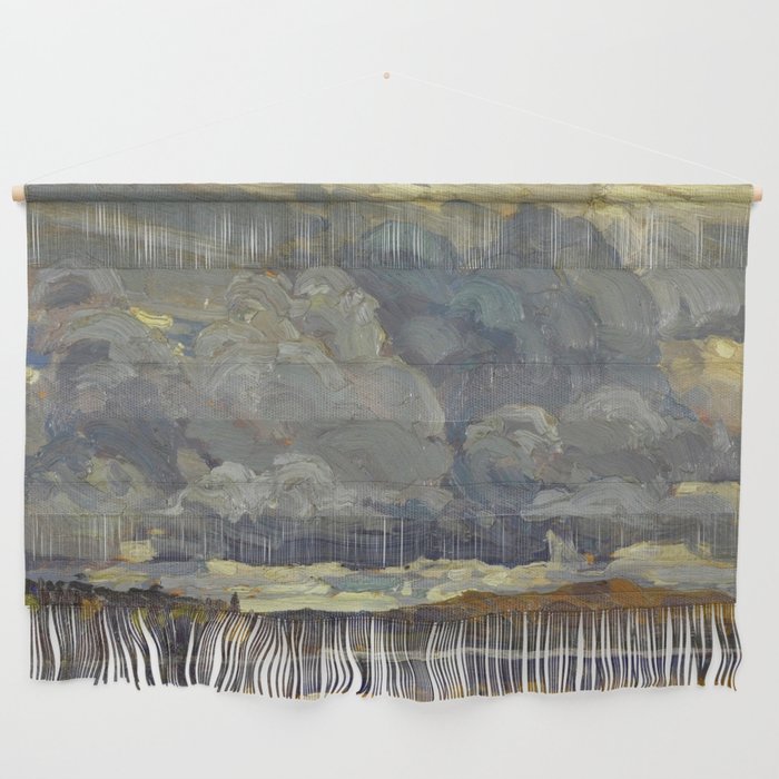 Tom Thomson Grey Sky 1914 Canadian Landscape Artist Wall Hanging Gallery Image 1